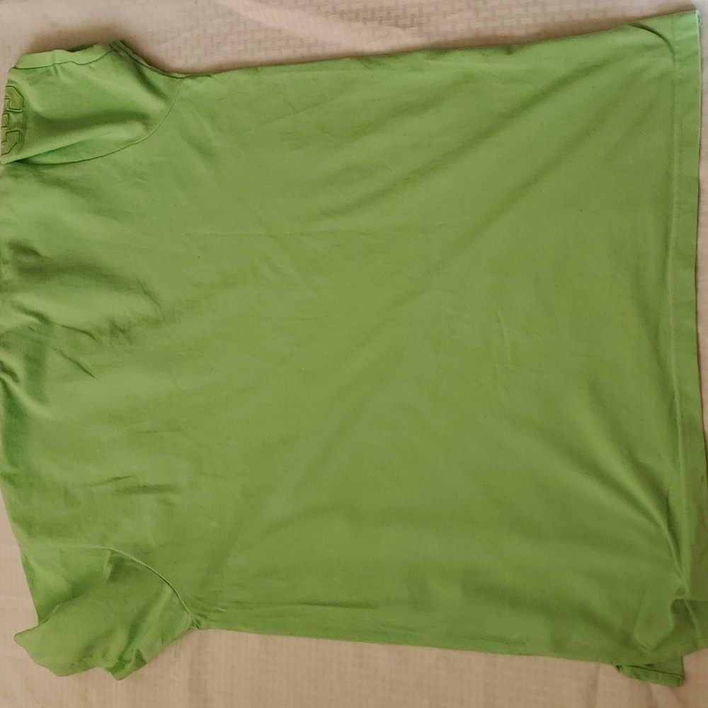 Polo men neon green pullover shirt size 2X slim fit - Picture 9 of 15
